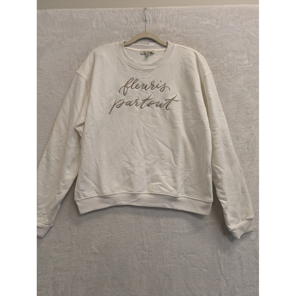 Albion Fit "Fleuris‎ Partout" Crew Sweatshirt Women's Size M